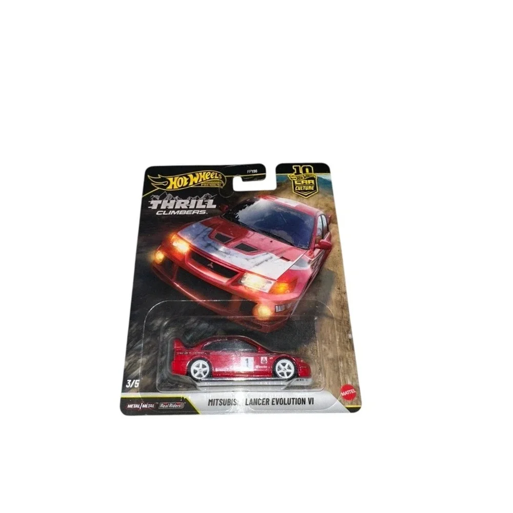 Hot Wheels Premium Thrill Climbers Mitsubishi Lancer Evolution VI Red Evo 6 3/5